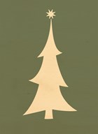 Hallmark houten kerstkaart met kerstboom